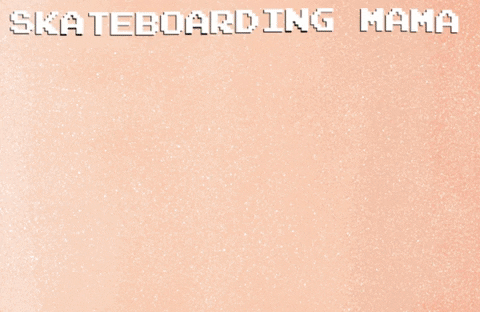 mikahall giphygifmaker babywearing skateboarding mom skateboarding mama GIF