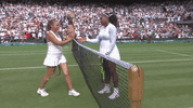 handshake serena GIF by Wimbledon