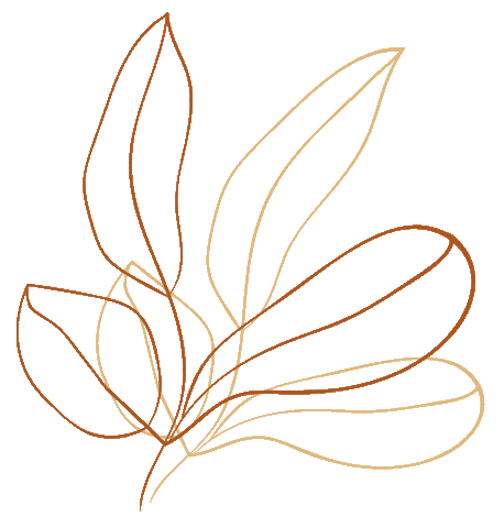 Orange Plant Sticker