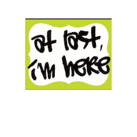 bmsg im here lyric at last sky-hi Sticker