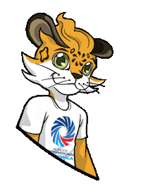 Guatemala Cog Sticker by Comité Olímpico Guatemalteco