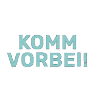 Kommvorbei Sticker by BVK Students Hannover