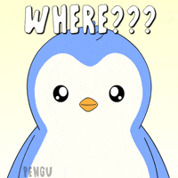 Look Around Waiting GIF by Pudgy Penguins