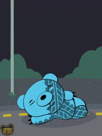 Tired Low Battery GIF by DeddyBears