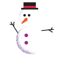 UQLife christmas snowman frank market Sticker