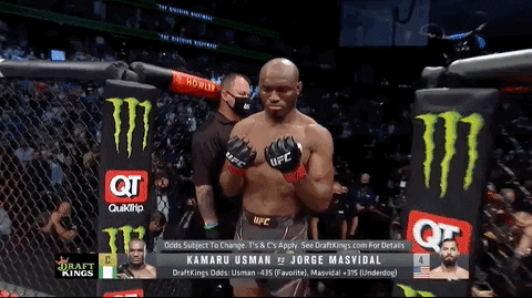 Focusing Kamaru Usman GIF by UFC