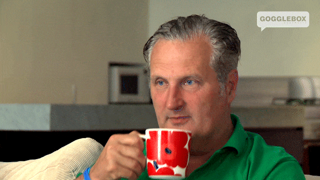 Coffee Tea GIF by Gogglebox Australia