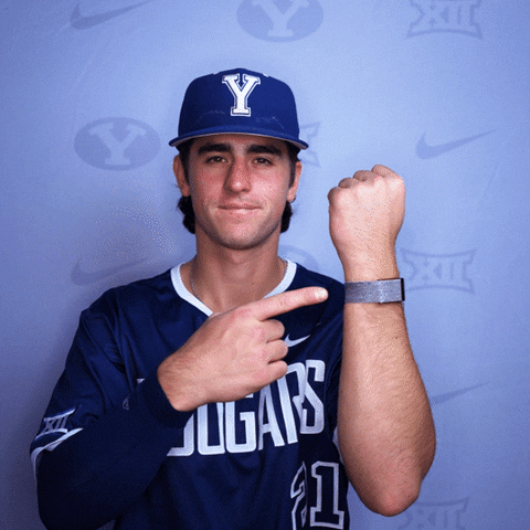 Flex Beck GIF by BYU Cougars