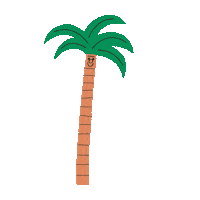 Palm Tree Summer Sticker