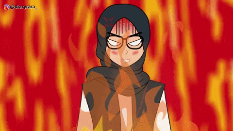 DiaryRara giphygifmaker angry mad scary GIF