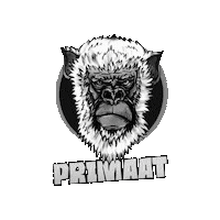 Monkey Sticker by Primaat