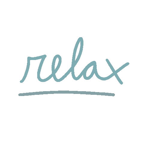 Relax Word Sticker