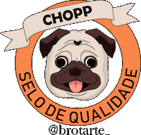 Dog Qualidade Sticker by Brotarte