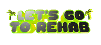 the beach bum animated text Sticker by NEON