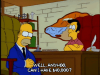Borrow Season 4 GIF by The Simpsons