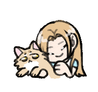 tangle_star cat smooch erin hur Sticker