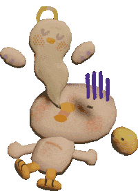 Tired Bird Sticker by jie en lee