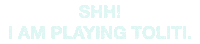 word shut up Sticker by Toliti