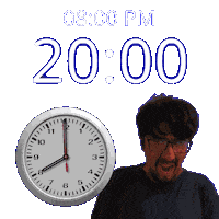 8Pm 8 O Clock Sticker