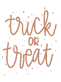 Trick Or Treat Halloween Sticker