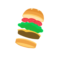 Hungry Food Sticker