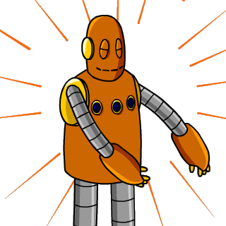 Robot Transformers Sticker by BrainPOP