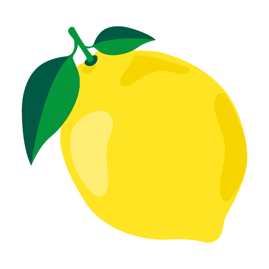 Lemon Tree Fruit Sticker by FastGrowingTrees.com