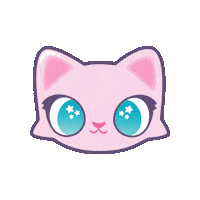 Cat Kitty Sticker by Onix Pink Shop