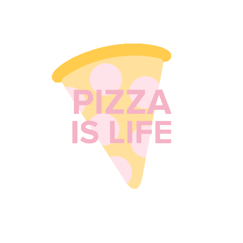 Life Pizza Sticker by The Fittest You
