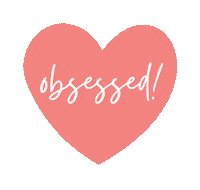 goingboldstudio obsessed going bold studio going bold obsessed heart Sticker