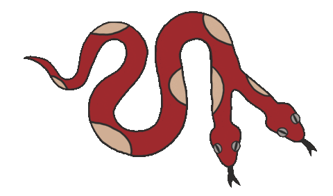 Tongue Snake Sticker by CarlijnQ