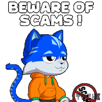 Suspicious Watch Out Sticker by Toshithecat