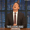 this looks bad seth meyers GIF by Late Night with Seth Meyers