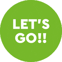 Lets Go Run Sticker by Aquagranda