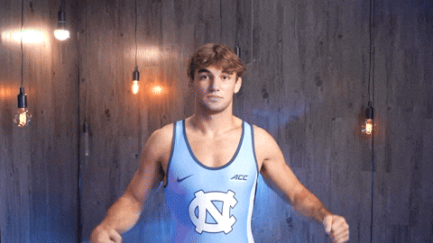 Wrestling GIF by UNC Tar Heels