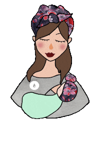 Mum Breastfeeding Sticker by Amelie
