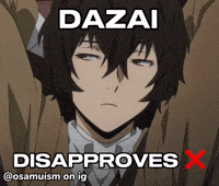 Bungo Stray Dogs Bsd Dazai GIF