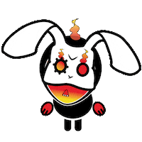 Angry Fire Sticker