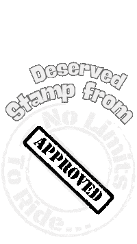 NoLimitstoRide stamp carimbo deserved no limits to ride Sticker