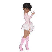 Girl Sticker