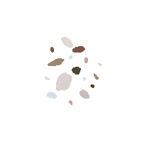 intujiena design nature shades warm Sticker
