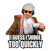 Judged Too Fast Sticker
