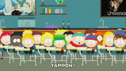 eric cartman classroom GIF by South Park 
