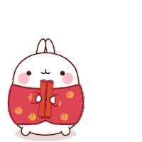 happy new year Sticker by Molang