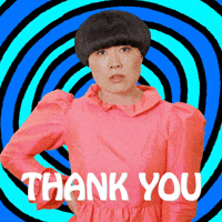 Give Thanks Thank You GIF by Atsuko Okatsuka
