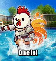 Summer Swimming GIF by Zorooster