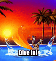 Summer Vibes Swimming GIF by Zorooster