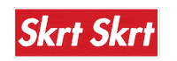 Skrtskrt Sticker by Sam
