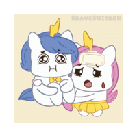 Tears Soothing Sticker by Brave Unicorn
