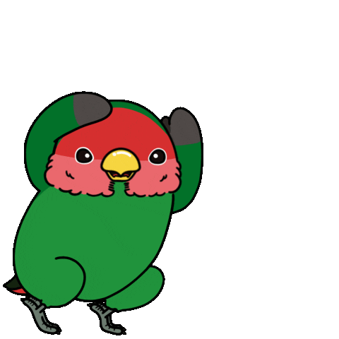 M-Family dancing jump bird ジャンプ Sticker